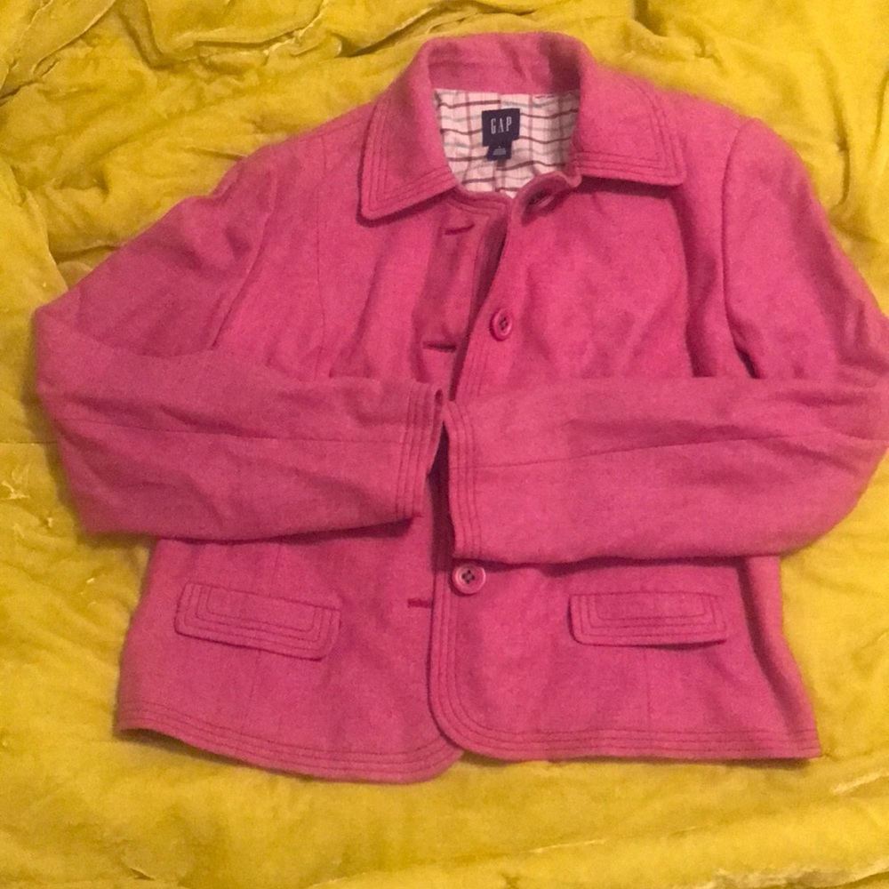 GAP- Pink wool and nylon jacket